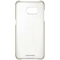 Samsung S7 edge clear cover suojakuori kultainen