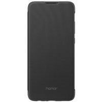 Honor 10 lite flip cover suojakotelo musta