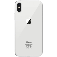 Apple Iphone X uusi näyttö. FACE-ID EI TOIMI  64Gb hopea, käytetty, takuu 1kk, akku 81%,takakuoressa rikkoutimia