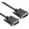 DVI-D Dual Link 24+1 Pin Uros - Uros M/M 1.5m kaapeli