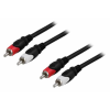 Deltaco äänikaapeli 2XRCA uros-uros 5m