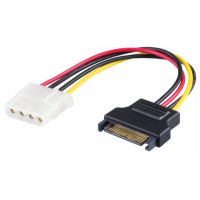 Deltaco virta-adapteri kiintolevyille 4-pin Sarja ATA virtaliitokseen