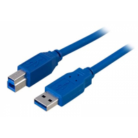 Deltaco USB 3.0 kaapeli, A-B u-u 1m