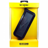 W-KING S20 Bluetooth kaiutin, roiske- ja iskunsuojaus sekä pölytiivis, musta