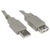 USB male USB A to female USB A jatkojohto 5m