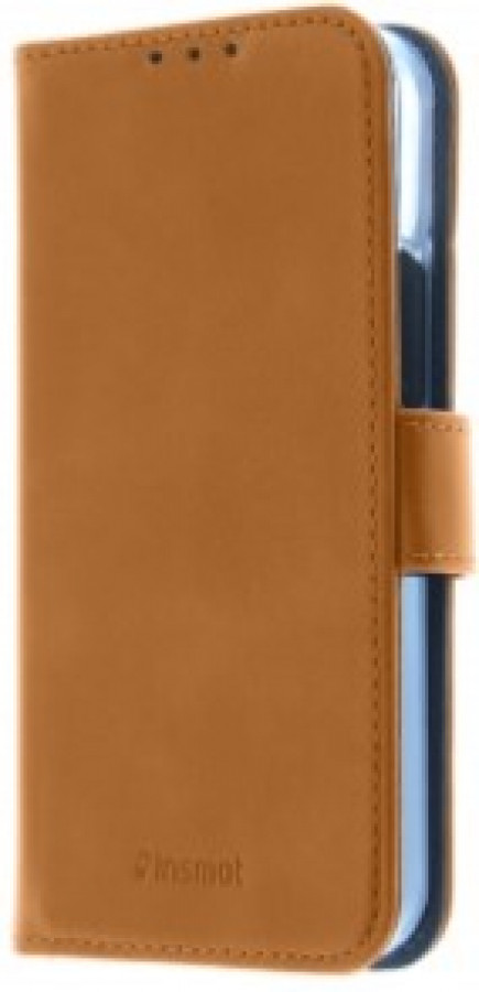 Insmat Iphone 12 Mini suojakotelo Ruskea, aitoa nahkaa, RFID suoja