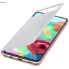 Samsung A71 S-View Wallet Cover alkuperäinen suojakotelo, valkoinen
