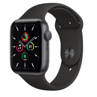 APPLE WATCH SE 44mm ÄLYKELLO HARMAA + MUSTA