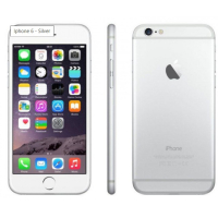 Apple iPhone 6 16gb hopea käytetty takuu 1kk  akku 95%