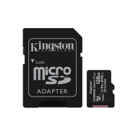 KINGSTON 128GB microSDXC 100Mbit luku Canvas Select Plus 100R A1 C10 Card + Adapteri