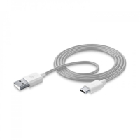 Cellularline 1m Usb-A To Usb-C johto, valkoinen