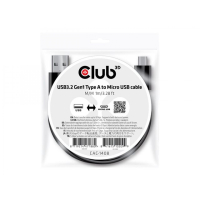 CLUB 3D 1M USB-A To MicroUSB johto, Up To 5GBps Micro USB