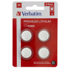 Verbatim CR2032 patteri, Litium, 3 V, 4 kpl