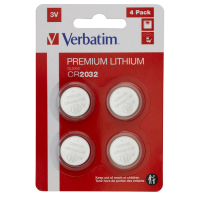 Verbatim CR2032 patteri, Litium, 3 V, 4 kpl
