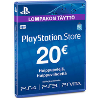 Playstation 20e Lompakon täyttö