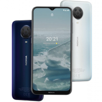 Käytetty Nokia G20, uusi näyttö, uusi akku, 4/64Gt, 6.5", 48Mpix, 5050mAh, takuu 1kk