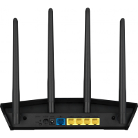Alternative view of Asus RT-AX57 Dual-band AiMesh WiFi6-reititin, wlan, 4+1 porttia, gigabit