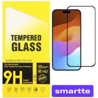 Smartte Samsung S25 Ultra 5G koko näytön karkaistu panssarilasi, tukee sormenjälkien lukituksen avaamista