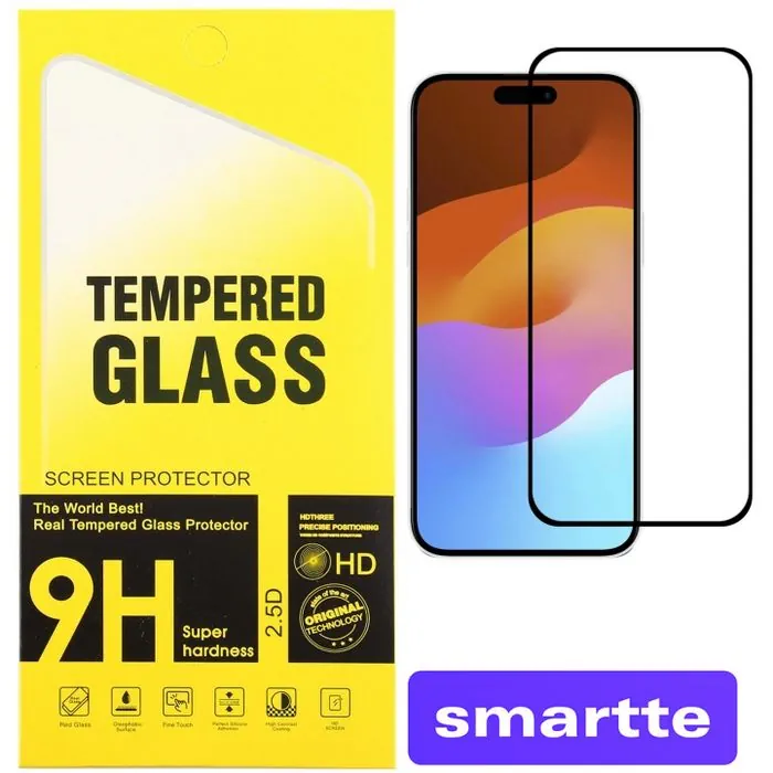 Smartte Samsung S25 Ultra 5G koko näytön karkaistu panssarilasi, tukee sormenjälkien lukituksen avaamista