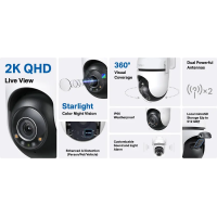 TP-LINK Tapo 2K C520WS valvontakamera ulko ja sisäkäyttöön, Wi-Fi + ethernet rj45