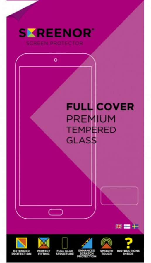 SCREENOR TEMPERED GALAXY S23 ULTRA FULL COVER BLACK NÄYTÖNSUOJALASI