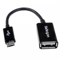 5in Micro USB to USB OTG Host Adapter M/F