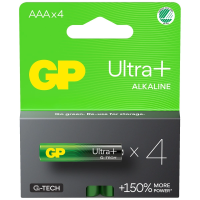 GP AAA/LR03 Ultra Plus Alkaline patteri 4kpl paketti