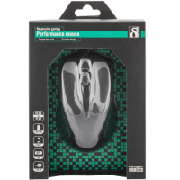 Alternative view of DELTACO optinen pelihiiri, 3 painiketta + rulla, 1000 DPI, USB, 1,4m kaapeli, musta