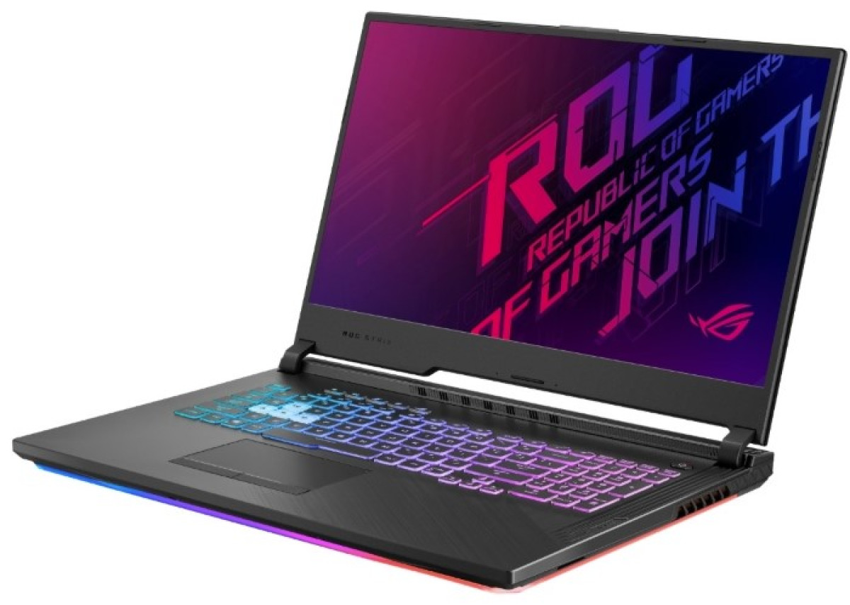 Tehdaskunnostettu Pelikone ASUS ROG STRIX, Intel i7, 16Gb, RTX 2060 6Gb, 512GB NVMe, 17.3", G731GV Pelikone, takuu 12kk