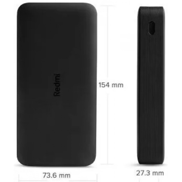 Xiaomi 20000mAh virtapankki 18W pikalatauksella. USB-A ulos