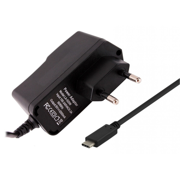 Smartte 2A 5V USB-C / Type-C seinälaturi, 1.1m johdolla