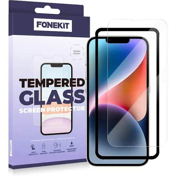 FoneKit iPhone 16e / 14 / 13 / 13 Pro -panssarilasi