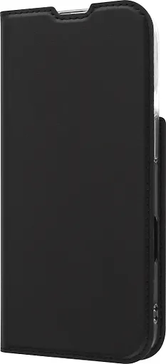 FoneKit BookCase -suojakotelo, iPhone 16 Pro Max, musta