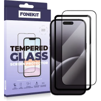FoneKit Full Cover -panssarilasi, iPhone 16 Pro Max