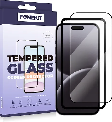 FoneKit -panssarilasi, iPhone 16 / 15