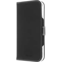 Insmat Exclusive Flip Case -lompakkokotelo, Apple iPhone 16 Pro, musta