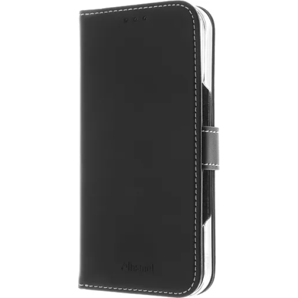 Insmat Exclusive Flip Case -lompakkokotelo, Apple iPhone 16 Pro, musta