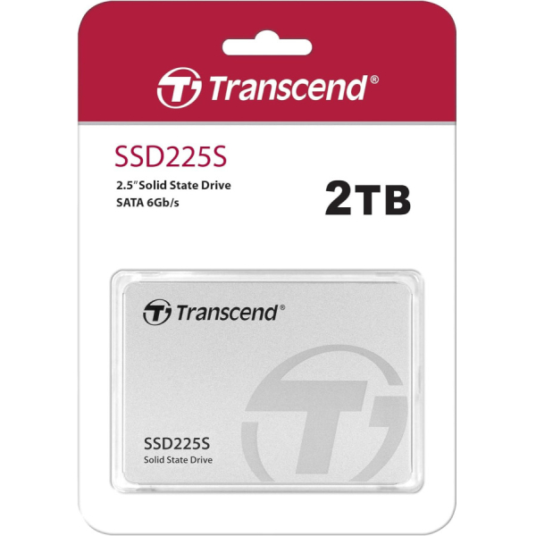TRANSCEND 2TB 2.5" SATA3 SSD, 3D TLC 2000MB