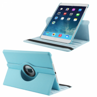 iPad air / air 2 / iPad 9.7 2017 & 2018 sininen suojakotelo Litchi