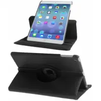 Smartte iPad air / air 2 / iPad 9.7 2017 & 2018 musta suojakotelo Litchi