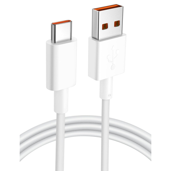 80W 1M SUPERVOOC latauskaapeli USB-A USB-C Type-C, OnePlus 10 Pro, OnePlus 10T, OnePlus 10R, OnePlus Nord 2T1, Xiaomi 11T Pro2 puhelimille