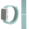Apple Watch 5 & 4 44mm / 3 & 2 & 1 42mm, Magic Stick Sport Loop‑ranneke (mintunvihreä)