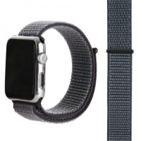 Apple Watch 5 & 4 40mm / 3 & 2 & 1 38mm, Magic Stick Sport Loop‑ranneke (harmaa)