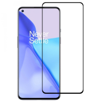 Smartte OnePlus 9 / Oneplus 9R / Oneplus 8T, 3D panssarilasi mustalla reunalla