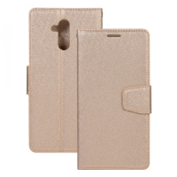 Huawei Mate 20 Lite, kultainen suojakotelo, jossa 3 korttipaikkaa & lompakko & valokuvakehys