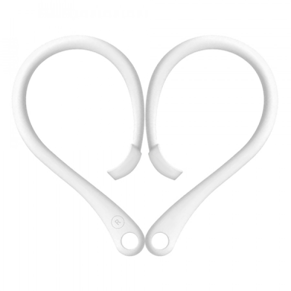 Smartte AirPods Pro / Airpods 2 / 1, silikoninen korvalenkki (valkoinen)