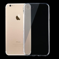 Apple iPhone 8, 7, SE 2020 ohut läpinäkyvä TPU suojakuori (läpinäkyvä)