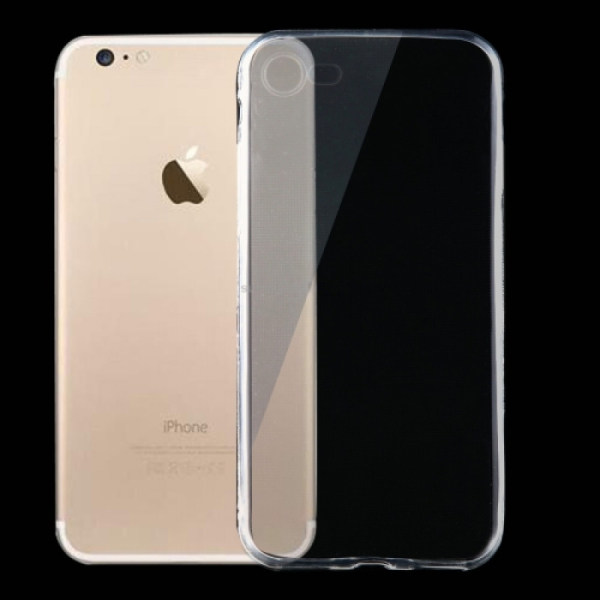Apple iPhone 8, 7, SE 2020 ohut läpinäkyvä TPU suojakuori (läpinäkyvä)