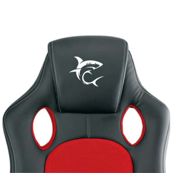 White Shark Kings Throne pelituoli musta/punainen Y-2706 - Image 4