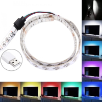 Smartte 50cm 3W RGB LED nauha, IP65, 30 LEDiä 5050 SMD USB